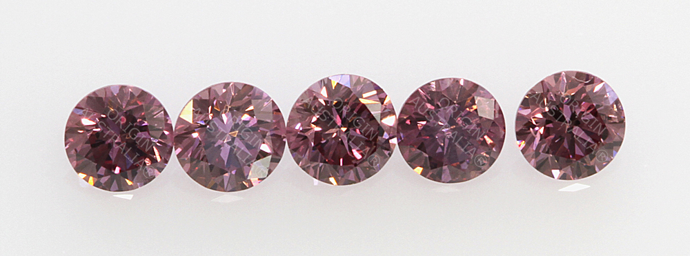 Australian Argyle Pink Round Shaped Diamonds