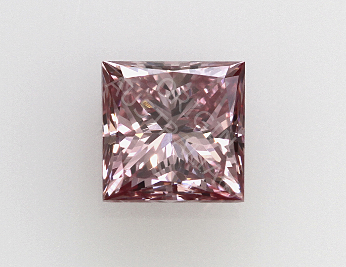 Australian Argyle Pink Princess Shaped Diamond